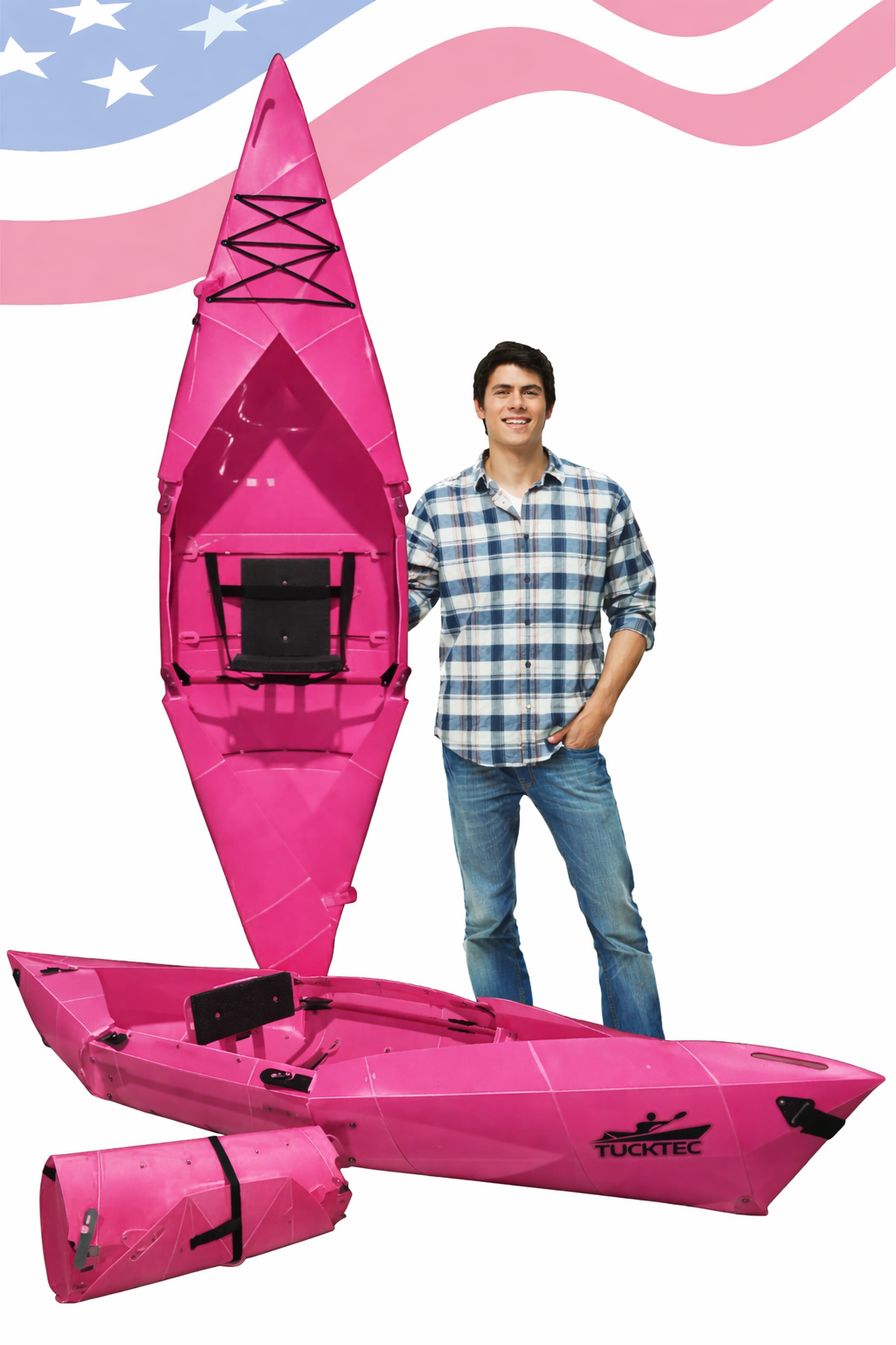 BOTO Ten Pound Fold-up Kayak | 2 minute assembly | Folding Portable Kayak