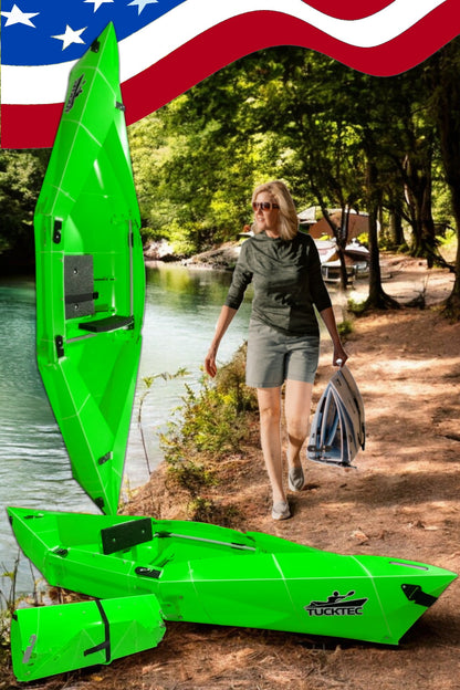 BOTO Ten Pound Fold-up Kayak | 2 minute assembly | Folding Portable Kayak